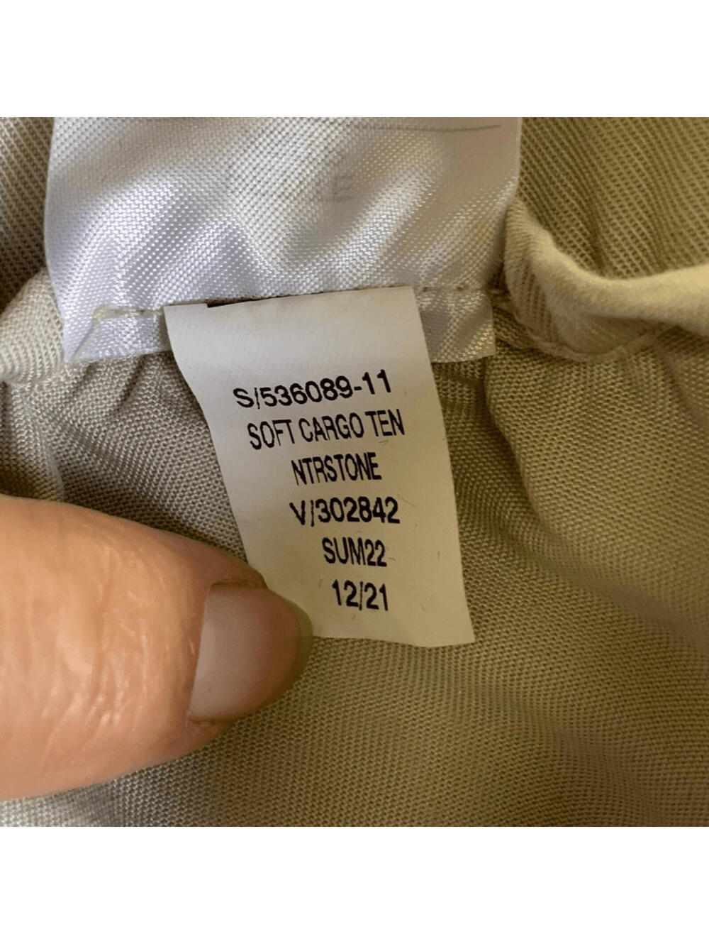 Banana Republic Womens Petite XS Cargo Jogger Pants Tan Pockets 100% Lyocell - Picture 7 of 9